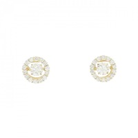 【新品】K18YG ダイヤモンド ピアス 0.249CT 0.237CT H SI1-2 VG-GOOD