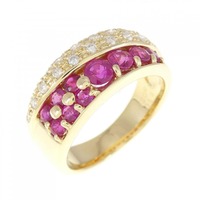 K18YG ルビー リング 1.08CT