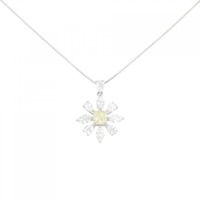 【新品】PT/K18YG ダイヤモンド ネックレス 0.31CT