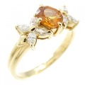 K18YG サファイヤ リング 0.71CT