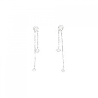 PT900 ダイヤモンド ピアス 0.14CT