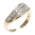 K18YG/K18WG ダイヤモンド リング 0.24CT