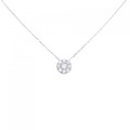PT フラワー ダイヤモンド ネックレス 0.51CT