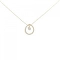 K18YG ダイヤモンド ネックレス 0.18CT