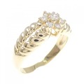 K18YG ダイヤモンド リング 0.25CT