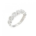 PT ダイヤモンド ピンキー リング 0.18CT