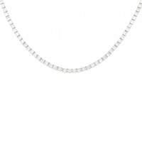 K18WG ダイヤモンド ネックレス 5.00CT