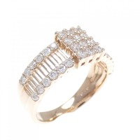 K18PG ダイヤモンド リング 0.70CT