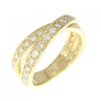 K18YG ダイヤモンド リング 0.70CT