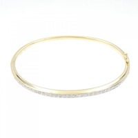 K18YG/K18WG ダイヤモンド バングル 0.53CT