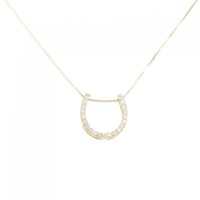 K18YG ホースシュー ダイヤモンド ネックレス 0.30CT