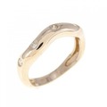 K18PG ダイヤモンド リング 0.10CT