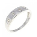 K18WG ダイヤモンド リング 0.10CT