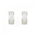 K18WG パヴェ ダイヤモンド ピアス/イヤリング 2.00CT