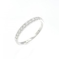 PT ハーフエタニティ ダイヤモンド ピンキー リング 0.17CT