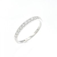 PT ハーフエタニティ ダイヤモンド ピンキー リング 0.17CT
