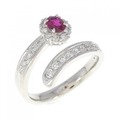PT ルビー リング 0.35CT
