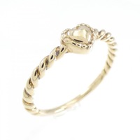 K10YG ハート リング