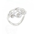 K18WG ダイヤモンド ピンキー リング 0.11CT