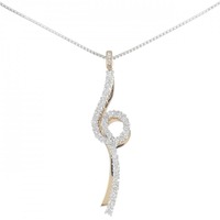 K18WG/K18PG ダイヤモンド ネックレス 1.00CT