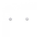 PT ソリティア ダイヤモンド ピアス 0.10CT