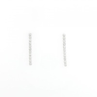 【新品】PT ダイヤモンド ピアス 0.30CT