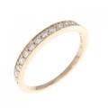K18PG ダイヤモンド リング 0.27CT