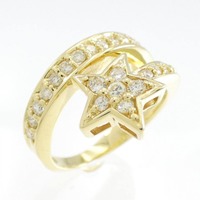 K18YG スター ダイヤモンド リング 0.50CT