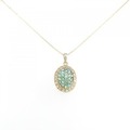 K18YG トルマリン ネックレス 0.50CT