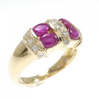 K18YG ルビー リング 0.93CT