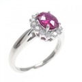 PT ルビー リング 0.68CT