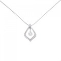 K18WG 2WAY ダイヤモンド ネックレス 0.67CT