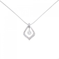 K18WG 2WAY ダイヤモンド ネックレス 0.67CT