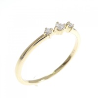 K18YG ダイヤモンド リング 0.05CT