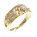 K18YG ダイヤモンド リング 0.14CT