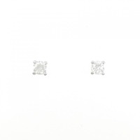 PT ソリティア ダイヤモンド ピアス 0.28CT