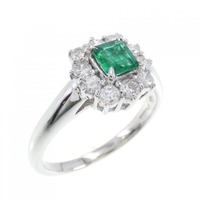 PT エメラルド リング 0.30CT