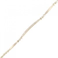 K18YG ダイヤモンド ブレスレット 0.15CT