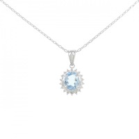 PT アクアマリン ネックレス 0.72CT