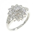 PT フラワー ダイヤモンド リング 0.50CT