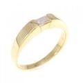K18YG ダイヤモンド リング 0.12CT