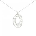 K18WG ダイヤモンド ネックレス 1.00CT
