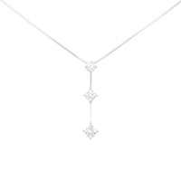 PT スリーストーン ダイヤモンド ネックレス 0.708CT