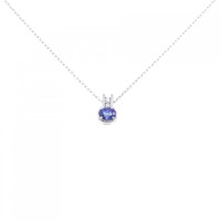 K18WG サファイヤ ネックレス 0.67CT