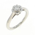 シャネル カメリア リング 0.28CT F VVS2 3EXT