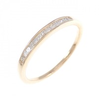 K18PG ダイヤモンド リング 0.10CT
