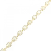 【新品】K18YG ダイヤモンド ブレスレット 6.30CT