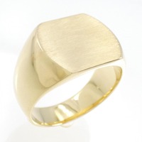 【新品】K18YG 印台 リング