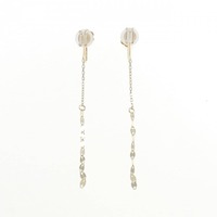 K10YG ホワイトトパーズ イヤリング