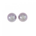 K18WG 白蝶パール ピアス 11.4mm